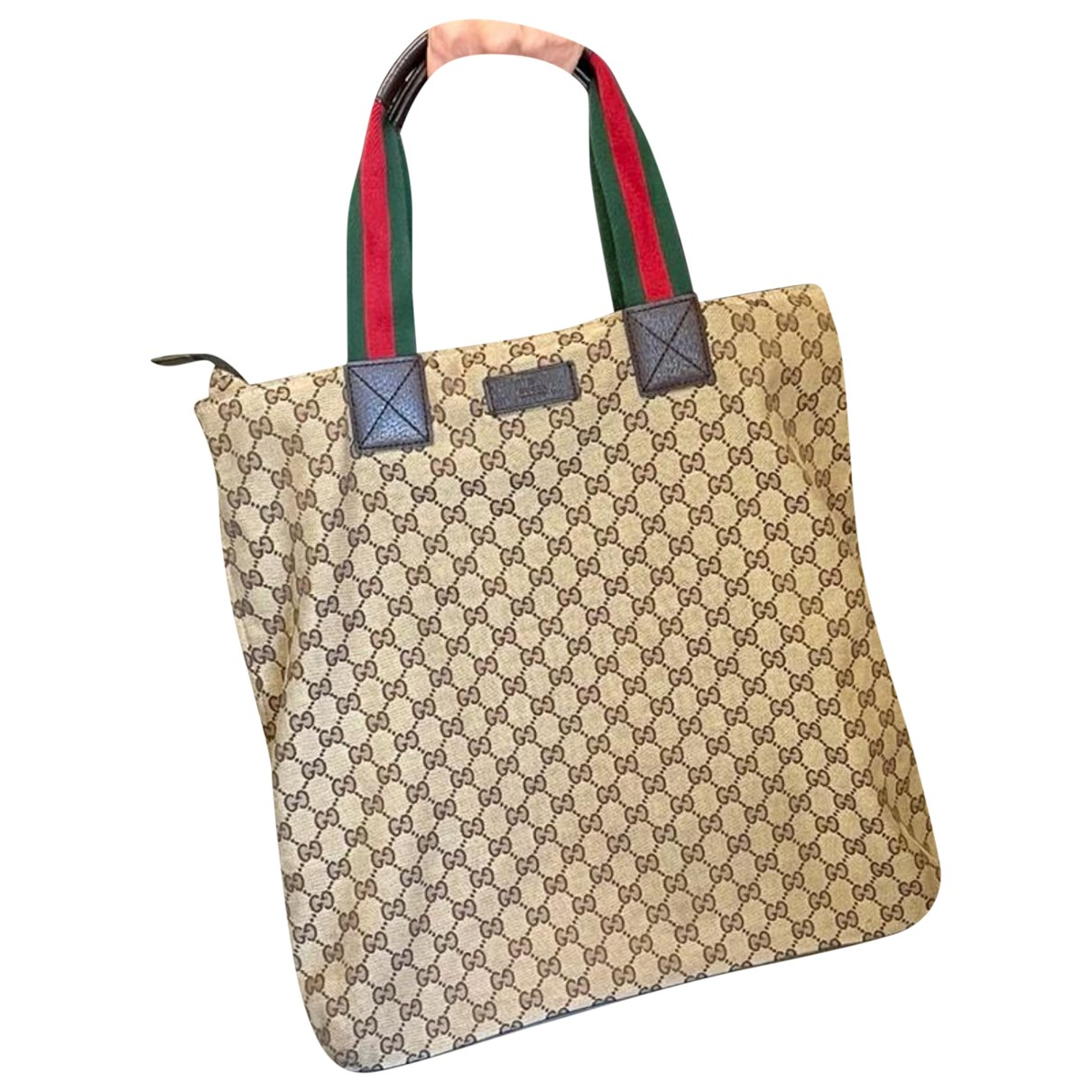 Bestiary tote cloth handbag Gucci Beige 